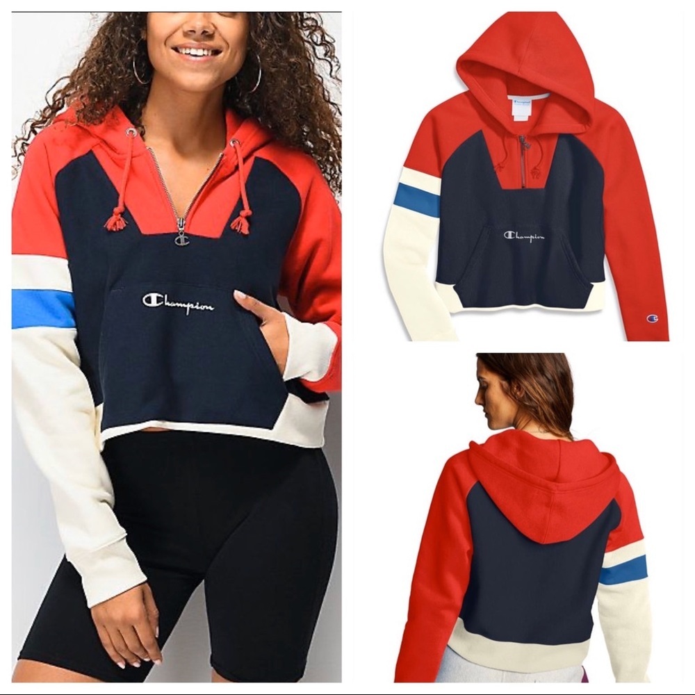 NWT Champion cropped hoodie - Picture 7 of 8